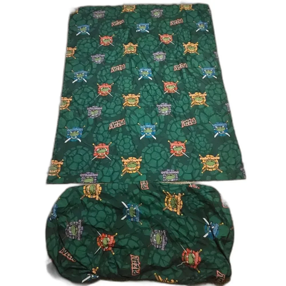 Teenage Mutant Ninja Turtles Nickelodeon Toddler Quilt & Fitted Sheet Set